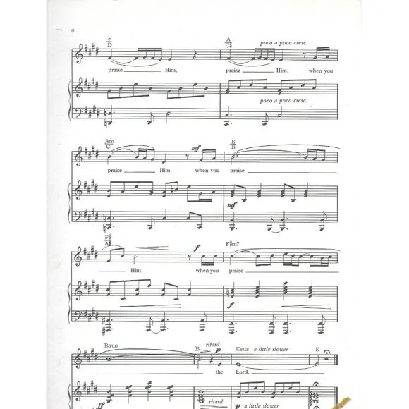 Praise the Lord Sheet Music 1980 DaySpring Imperials Gospel Piano Vocal - Picture 2 of 3